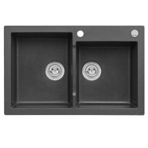 Granitspüle MOJITO 140 Schwarz