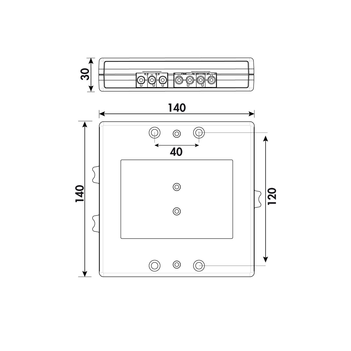 Naber Energiebox Verteilerbox 5 m Kabell&auml;nge