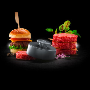 LURCH Burgerpresse Size S grau 73 mm
