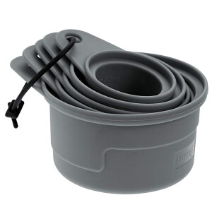 LURCH flexible Messbecher aus Silikon 5-teilig