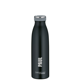 Personalisierte TC Bottle Thermosflasche Schwarz Matt 0,5...