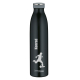 Personalisierte TC Bottle mit Motiv Fußballer Thermosflasche Schwarz Matt 0,75 Liter