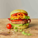Burger Backform gro&szlig;e Buns &Oslash; 10 cm Silikon Br&ouml;tchenbackform