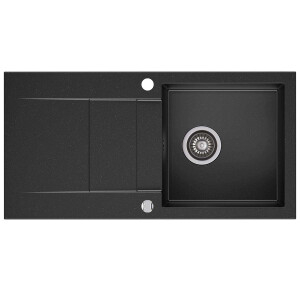 Spüle Waterfall 40 Schwarz 860 x 435 mm