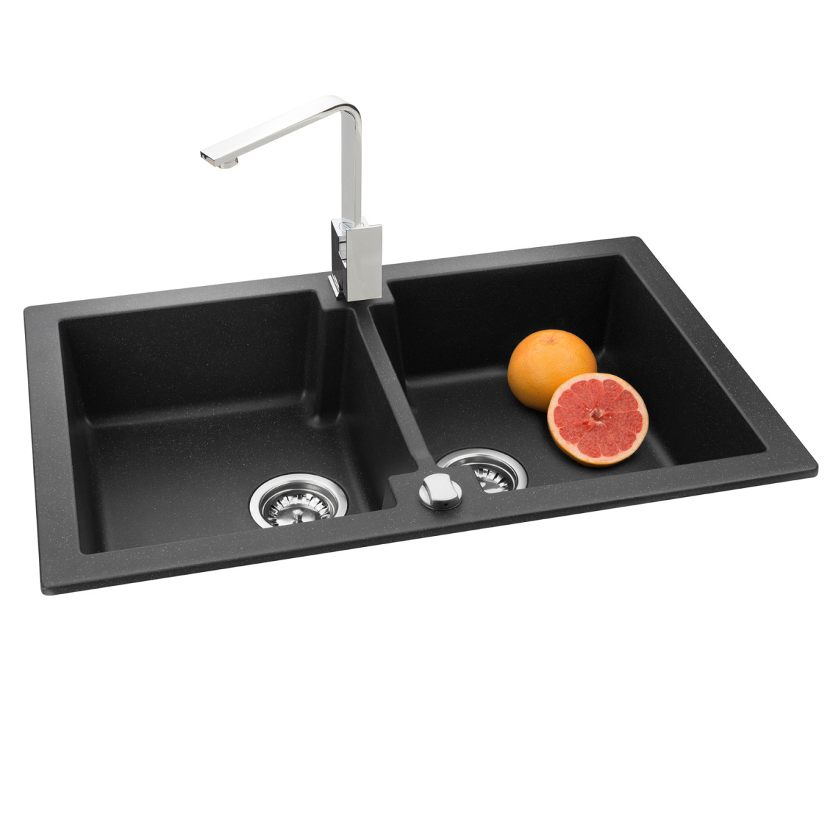 Granitsp&uuml;le Mojito 160 Schwarz