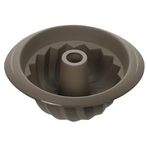 LURCH Gugelhupf FlexiForm 22 cm Silikon Backform braun