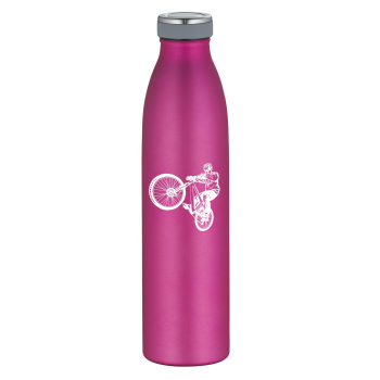 Personalisierte TC Bottle mit Motiv Biker Thermosflasche Pink Matt 0,75 Liter