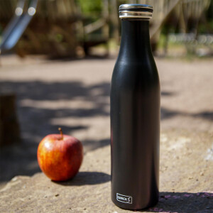LURCH Isolierflasche 0,75 Liter Mattschwarz