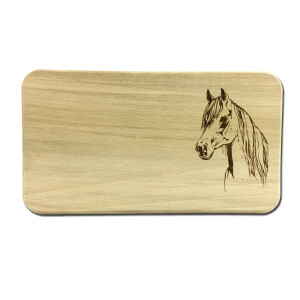 Frühstücksbrettchen Horse Pferdekopf 225 x 125...