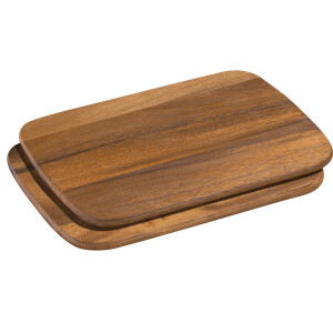 Zassenhaus 2er-Set Vesperbrett Akazie 26 x 17 cm