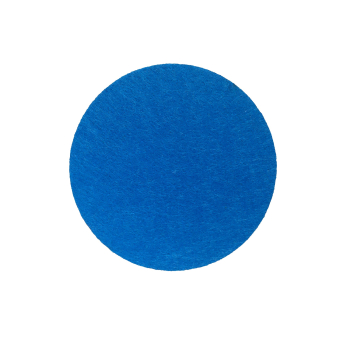 Filzuntersetzer blau rund 96 x 96 mm
