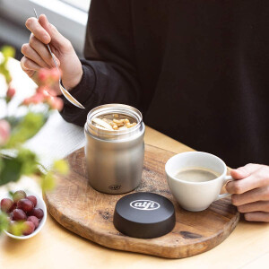 Alfi foodMug Silver Lining 0,35 Liter doppelwandiger Lunchpot