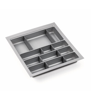 Ordine Besteckeinsatz edelstahlfarbig für 50er...
