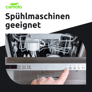 Gem&uuml;sesch&auml;ler scharf Edelstahl Schwarz