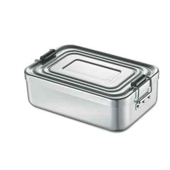 Lunchbox Aluminium eloxiert gl&auml;nzend