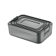 Lunchbox Aluminium eloxiert glänzend