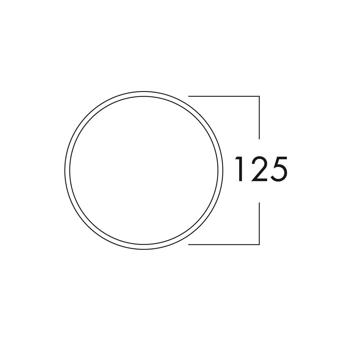 COMPAIR flow Star Mauerkasten GTS 125 Anschluss rund