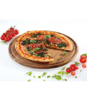 Pizzateller Akazie Schneidbrett Ø 33 cm