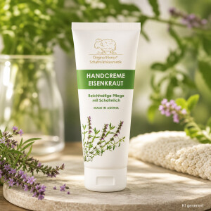 Handcreme mit frischem Eisenkraut Duft und...