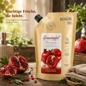 Florex Fl&uuml;ssigseife Granatapfel Nachf&uuml;llbeutel 500 ml