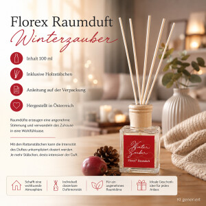 Florex Raumduft Winterzauber 100ml mit St&auml;bchen