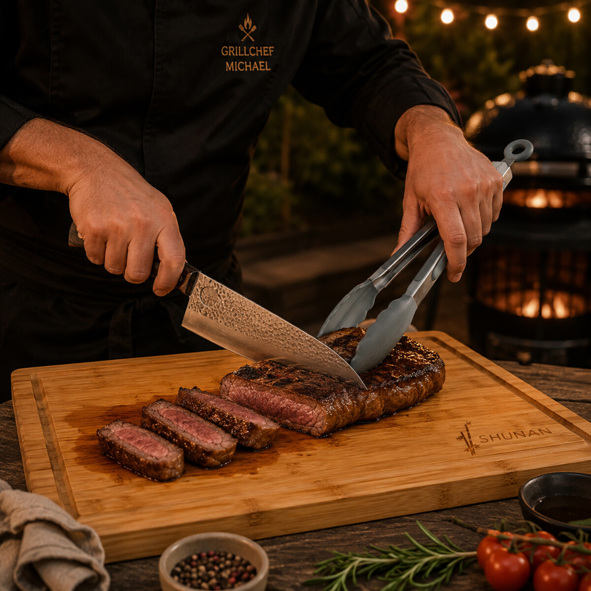 Camolo Grillzange Salatzange Silikon Edelstahl 30 cm