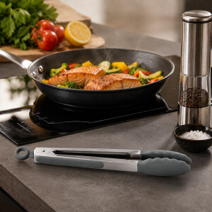 Camolo Grillzange Salatzange Silikon Edelstahl 30 cm