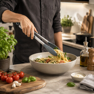 Camolo Grillzange Salatzange Silikon Edelstahl 30 cm