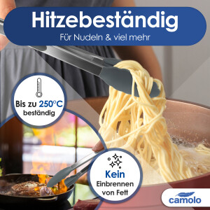 Camolo Zangenset Silikon Edelstahl 23 cm und 30 cm