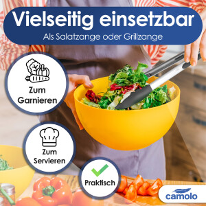 Camolo Zangenset Silikon Edelstahl 23 cm und 30 cm
