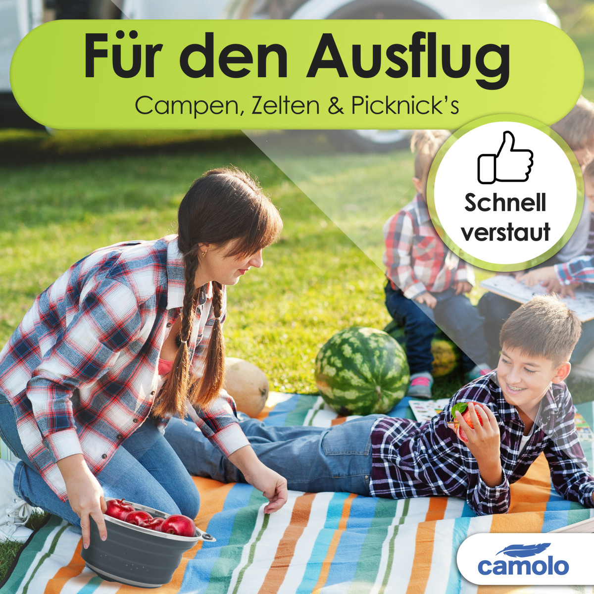 Nudelsieb Faltsieb Silikon &amp; Salatzange
