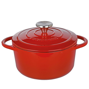 Runder Bratentopf Provence Gusseisen Classic Red
