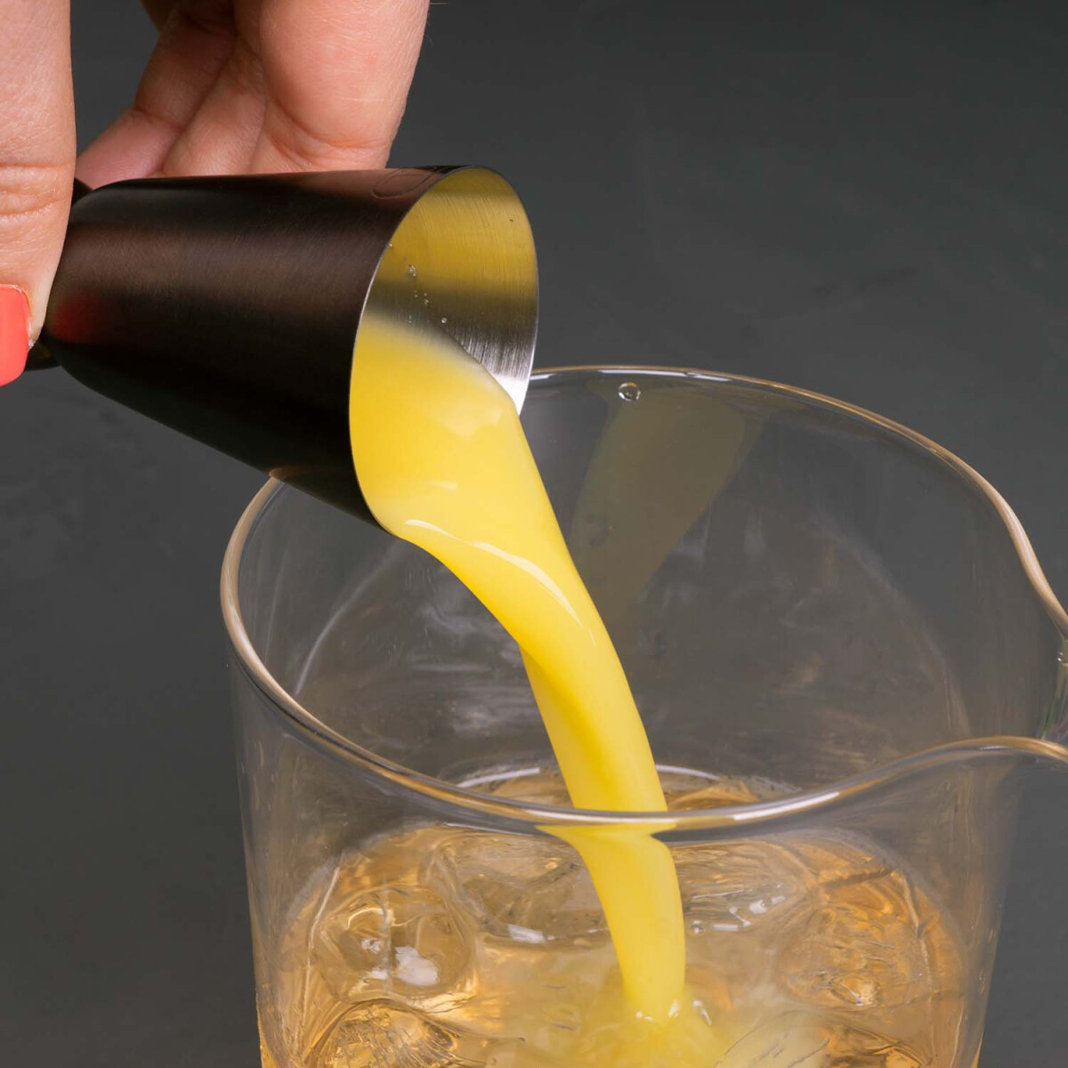 LURCH Jigger 2 cl und 4 cl smokey grey