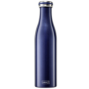 LURCH Isolierflasche 0,75 l Blau Metallic