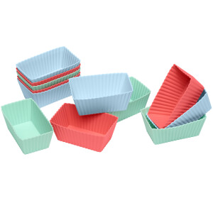 LURCH FlexiForm Brownie 12er Set aus Silikon –...
