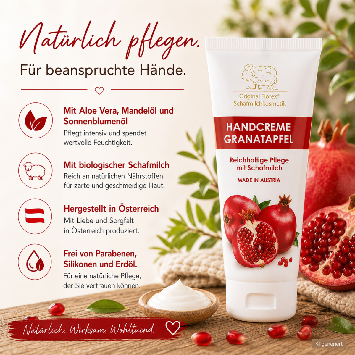 Florex Handcreme Granatapfel