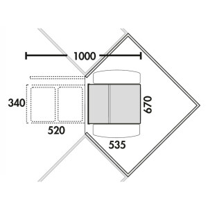 WESCO Double-Master Corner 360 S/400-2 alugrau