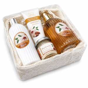 Wellness Geschenkset mit Mandelduft, Handcreme,...