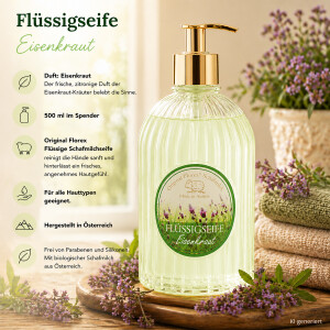 Original Florex Fl&uuml;ssigseife Eisenkraut f&uuml;r sanfte t&auml;gliche Handreinigung