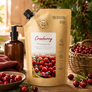 Florex Fl&uuml;ssigseife Cranberry Nachf&uuml;llbeutel 500 ml