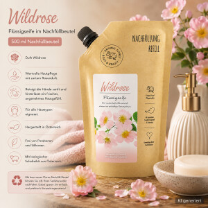 Florex Wildrose Fl&uuml;ssigseife Nachf&uuml;llbeutel 500 ml