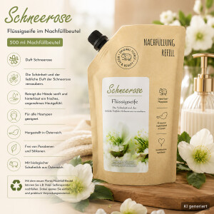 Florex Schneerose Fl&uuml;ssigseife Nachf&uuml;llbeutel 500 ml