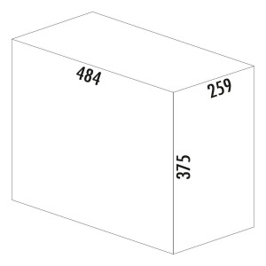 Abfallsammler Tandem 2 graphitgrau mit 2-fach-Trennung 30...