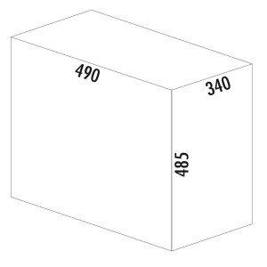 WESCO® Double-Master® 485 S/400-2 Abfallsammler...
