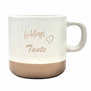 Steingut-Tasse Lieblingstante 360 ml