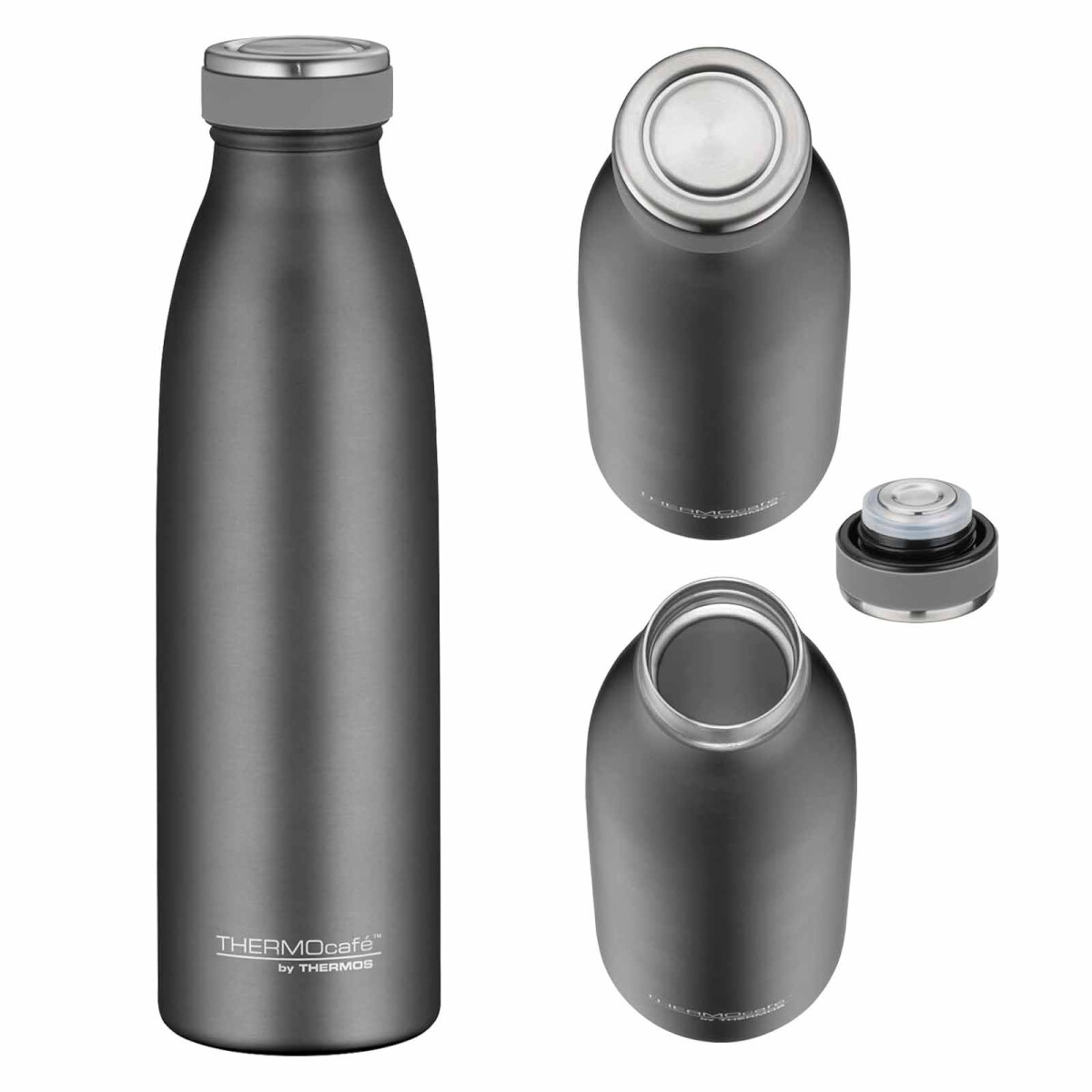 TC Bottle Thermosflasche Stone Grey mat 0,5 Liter Isolierflasche