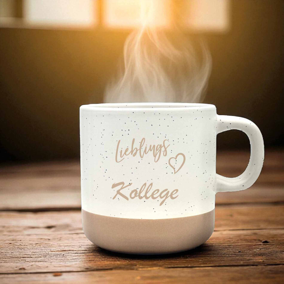 Steingut Tasse Lieblingskollege 360 ml