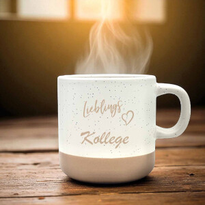Steingut Tasse Lieblingskollege 360 ml