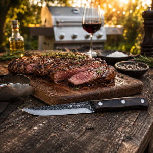 Steakmesser HUNTER 4er-Set mit Holzgriff