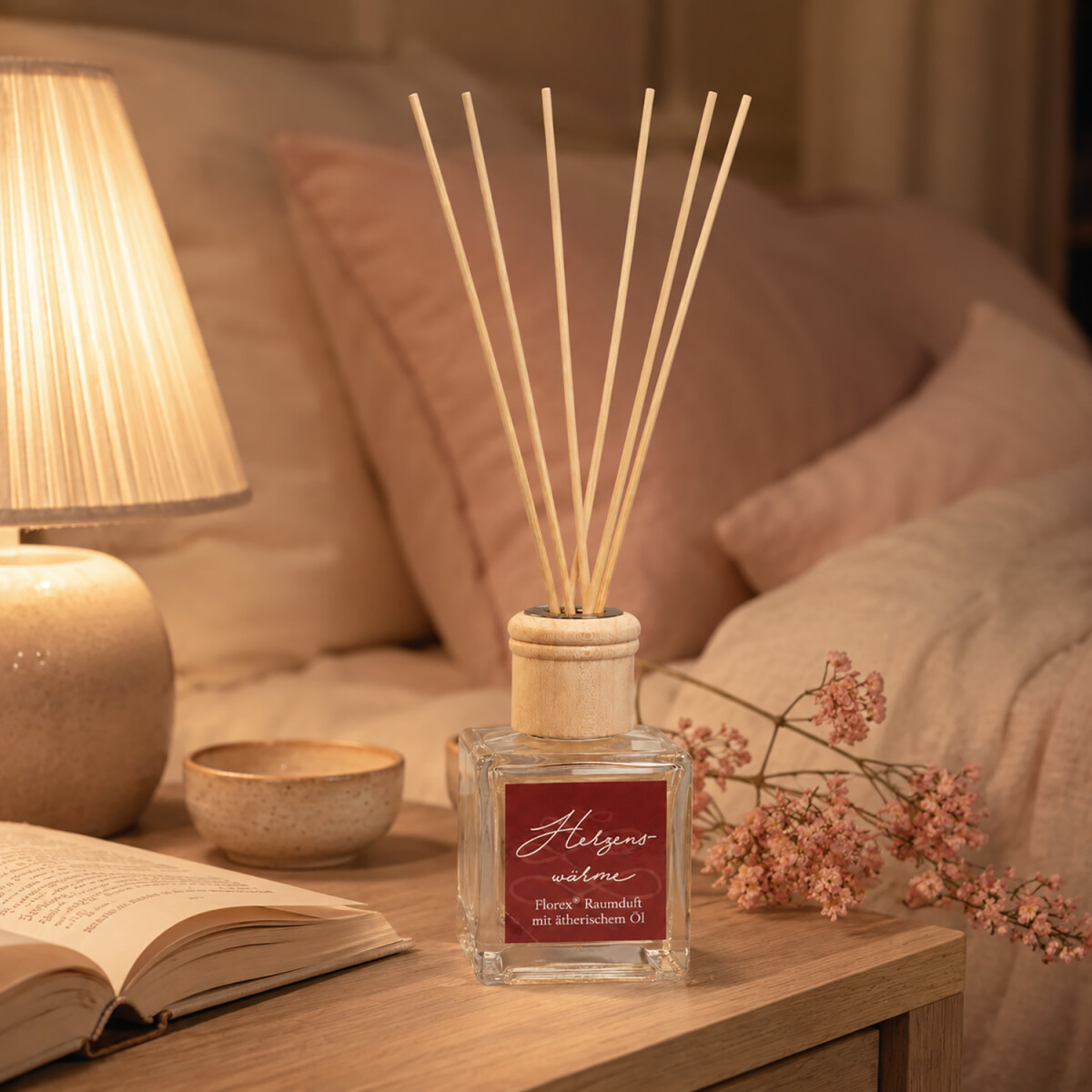 Florex Raumduft Herzensw&auml;rme 100ml mit St&auml;bchen